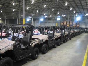 Rhino ATVs ready for distribution