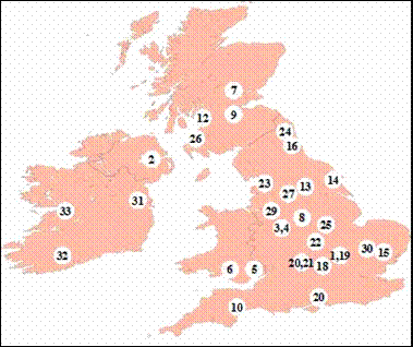 GeoLogistics UK & Ireland Locations