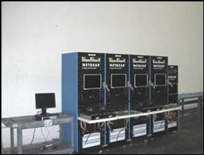 Networking equipment testing stations