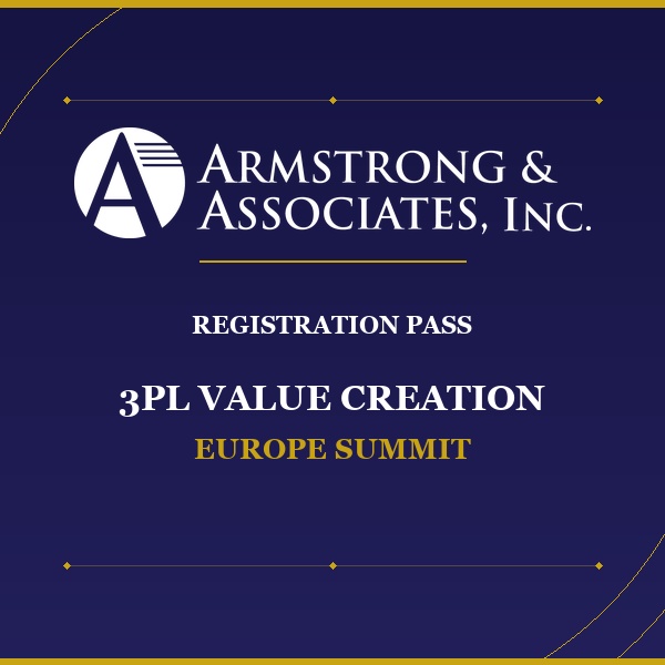3PL Value Creation Europe Summit - Registration Pass