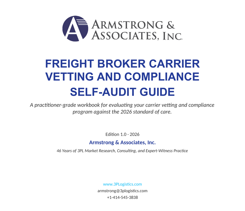 Freight Broker Carrier Vetting and Compliance Self-Audit Guide cover